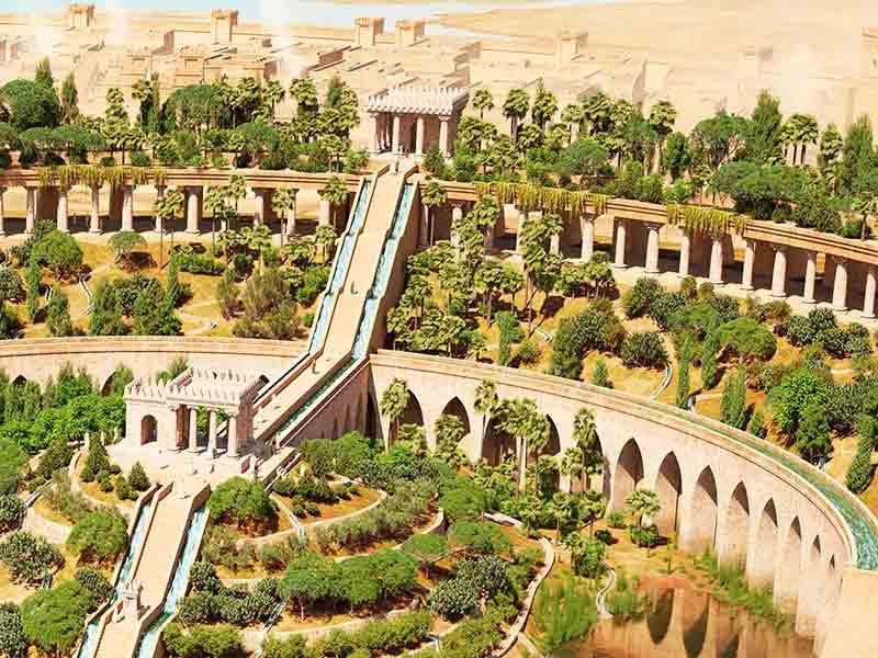 висячие сады Семирамиды Висячие сады