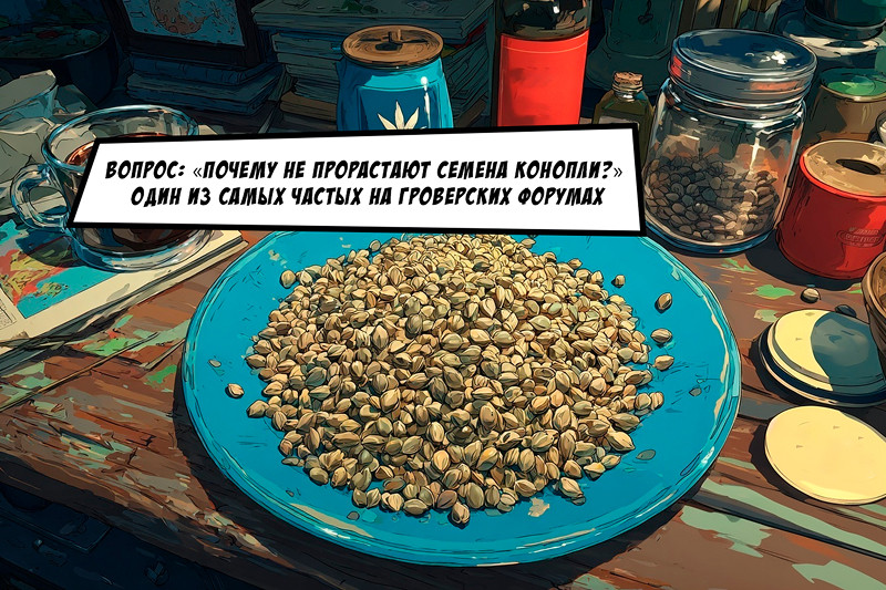 Причины не проросших семян марихуаны