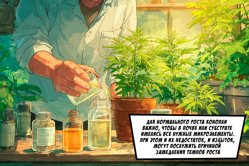 Избыток света для конопли